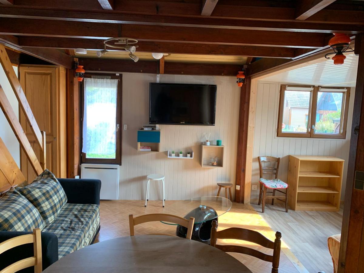 Chaleureux Chalet En Bord De Mer Merville-Franceville-Plage Exterior foto