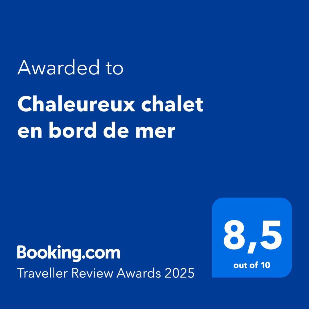 Chaleureux Chalet En Bord De Mer Merville-Franceville-Plage Exterior foto